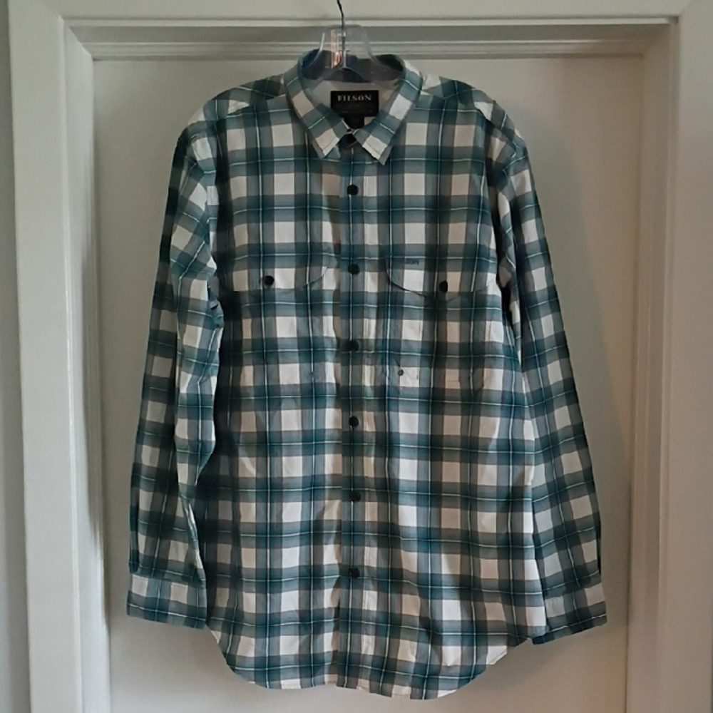 Filson Men's Plaid Button Down Shirt